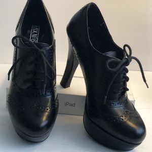 Mix No 6 - Women’s Black Lace Up Heels - 9.5